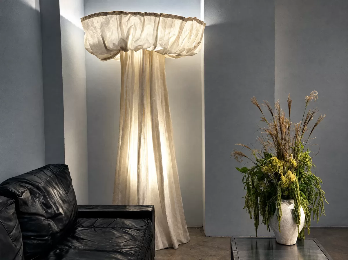SSENSE, Le Salon des Refusés — lighting and lounge set design produced by OFFROW in Paris
