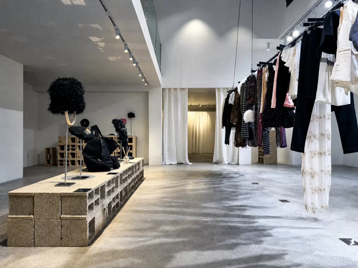 SSENSE, Le Salon des Refusés — showroom set design and collection display produced by OFFROW in Paris